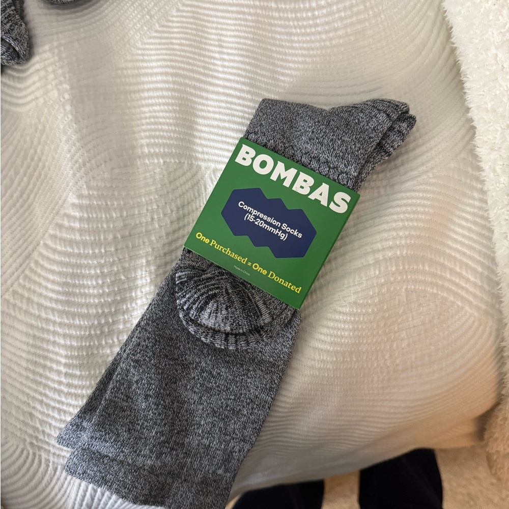 Bombas Athletic Gray Socks (never worn)